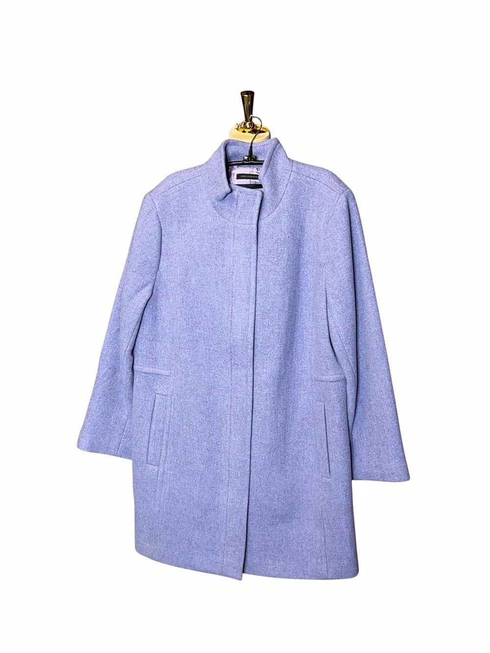 Talbots Purple Wool Blend Coat Size 16 Like New